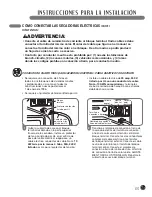 Предварительный просмотр 63 страницы LG DX2802L - 7.4CF FL GAS DRYER LED User'S Manual & Installation Instructions