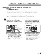 Предварительный просмотр 65 страницы LG DX2802L - 7.4CF FL GAS DRYER LED User'S Manual & Installation Instructions