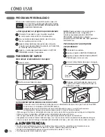 Предварительный просмотр 76 страницы LG DX2802L - 7.4CF FL GAS DRYER LED User'S Manual & Installation Instructions