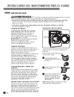 Предварительный просмотр 80 страницы LG DX2802L - 7.4CF FL GAS DRYER LED User'S Manual & Installation Instructions