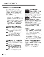 Предварительный просмотр 120 страницы LG DX2802L - 7.4CF FL GAS DRYER LED User'S Manual & Installation Instructions