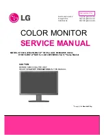 LG E1941S Service Manual предпросмотр