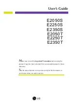 LG E2050S User Manual предпросмотр