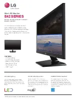 Preview for 1 page of LG E2242T Specifications