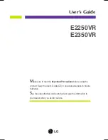 Предварительный просмотр 1 страницы LG E2250V User Manual