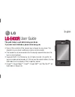 Preview for 3 page of LG E400R User Manual