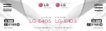 Preview for 1 page of LG E405 User Manual