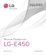 Preview for 1 page of LG E450 Manual