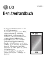 Preview for 3 page of LG E610 User Manual