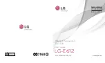 Preview for 1 page of LG E612 User Manual