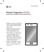 Preview for 3 page of LG E612 User Manual