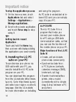 Preview for 221 page of LG E720 Quick Reference Manual