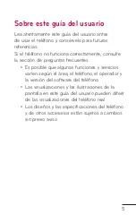 Preview for 5 page of LG E739 (Spanish) Guías Del Usuario Manual