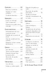 Preview for 7 page of LG E739 (Spanish) Guías Del Usuario Manual