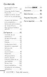 Preview for 8 page of LG E739 (Spanish) Guías Del Usuario Manual