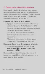 Preview for 10 page of LG E739 (Spanish) Guías Del Usuario Manual