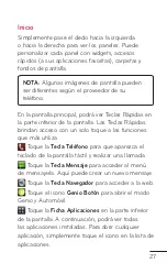 Preview for 27 page of LG E739 (Spanish) Guías Del Usuario Manual