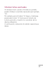 Preview for 35 page of LG E739 (Spanish) Guías Del Usuario Manual