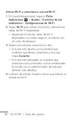 Preview for 38 page of LG E739 (Spanish) Guías Del Usuario Manual