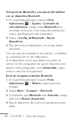 Preview for 40 page of LG E739 (Spanish) Guías Del Usuario Manual