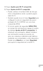 Preview for 43 page of LG E739 (Spanish) Guías Del Usuario Manual