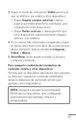 Preview for 47 page of LG E739 (Spanish) Guías Del Usuario Manual