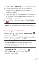 Preview for 53 page of LG E739 (Spanish) Guías Del Usuario Manual