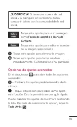 Preview for 65 page of LG E739 (Spanish) Guías Del Usuario Manual