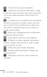 Preview for 66 page of LG E739 (Spanish) Guías Del Usuario Manual