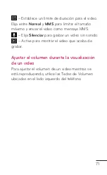 Preview for 71 page of LG E739 (Spanish) Guías Del Usuario Manual