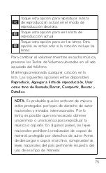 Preview for 75 page of LG E739 (Spanish) Guías Del Usuario Manual