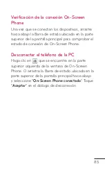 Preview for 85 page of LG E739 (Spanish) Guías Del Usuario Manual