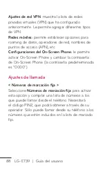 Preview for 88 page of LG E739 (Spanish) Guías Del Usuario Manual