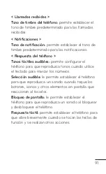 Preview for 91 page of LG E739 (Spanish) Guías Del Usuario Manual