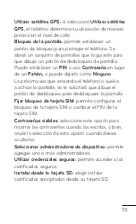 Preview for 93 page of LG E739 (Spanish) Guías Del Usuario Manual