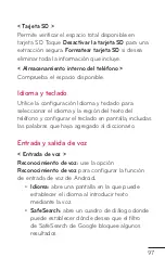 Preview for 97 page of LG E739 (Spanish) Guías Del Usuario Manual