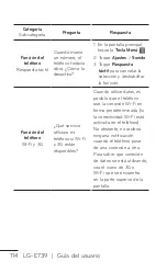 Preview for 114 page of LG E739 (Spanish) Guías Del Usuario Manual