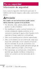 Preview for 118 page of LG E739 (Spanish) Guías Del Usuario Manual