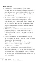 Preview for 124 page of LG E739 (Spanish) Guías Del Usuario Manual