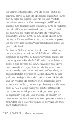 Preview for 132 page of LG E739 (Spanish) Guías Del Usuario Manual