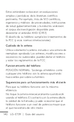 Preview for 140 page of LG E739 (Spanish) Guías Del Usuario Manual