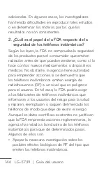 Preview for 146 page of LG E739 (Spanish) Guías Del Usuario Manual