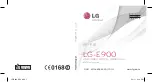 LG E900 User Manual предпросмотр