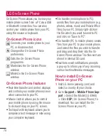 Preview for 77 page of LG E960 User Manual