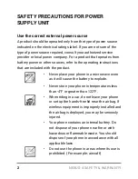 Preview for 4 page of LG E960W Safety Manual