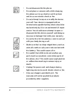 Preview for 6 page of LG E960W Safety Manual