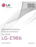 Preview for 1 page of LG E986 User Manual