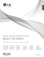 Preview for 1 page of LG EA330S Installation Instructions Manual