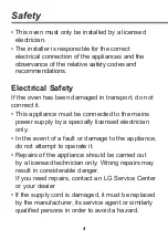 Предварительный просмотр 4 страницы LG EA790SP Operating Instructions Manual