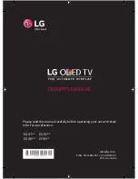 LG EF95 series Owner'S Manual предпросмотр